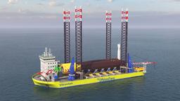 Deltamarin و Offshoretronic تطوران أكبر سفينة لتركيب توربينات الرياح البحرية