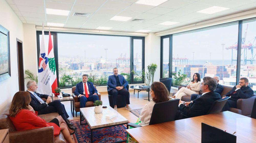 زيارة رئيس مرفأ طرابلس إلى مرفأ بيروت لبحث التعاون والتكامل