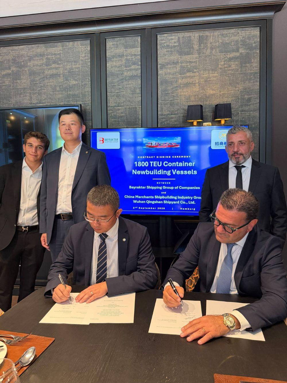 Bayraktar Shipping Group signs 1,800 TEU container newbuilding programme