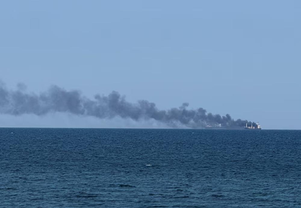 Deadly Russian Strike Targets Cargo Ship Near Odesa