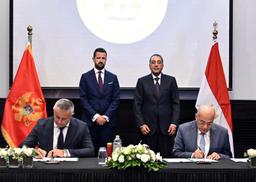 مصر ومونتينيجرو توقعان مذكرة تفاهم لتعزيز التعاون في الموانئ والنقل البحري