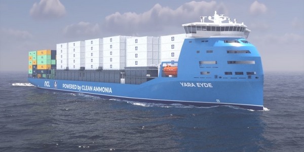 Year 2026 Will See The World S First Ammonia Fuelled Container Ship Robban Assafina Mena